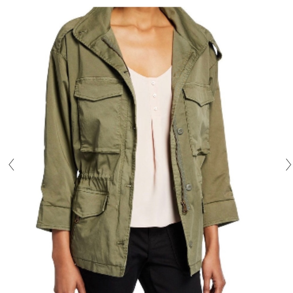 Joie Olive Green Utility Jacket XS
